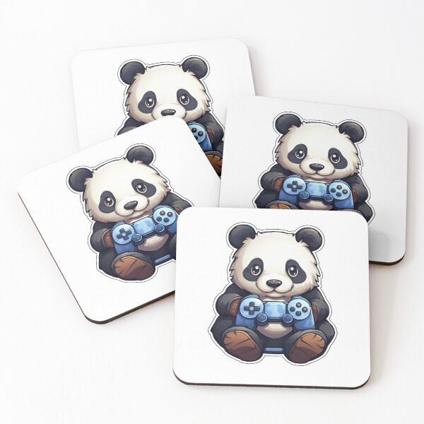Item preview, Gaming Panda with Controller designed and sold by ArtFromBeyond.