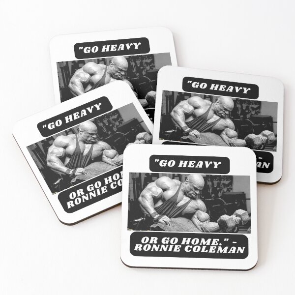 Item preview, "Go heavy or go home." - Ronnie Coleman designed and sold by STO1KA.