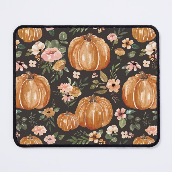 Item preview, Watercolor Floral Pumpkin for Fall designed and sold by cateandrainn.