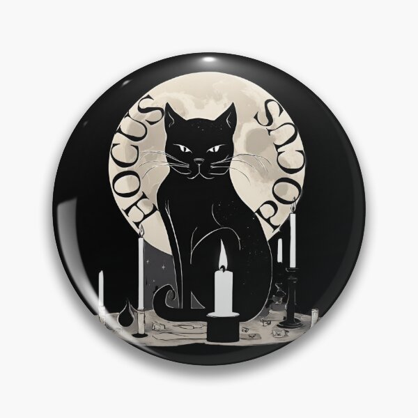 Item preview, Hocus Pocus Thackery Binx Hocus Pocus, Away Beast, Black Cat Halloween Print Illustration designed and sold by hambydesign.