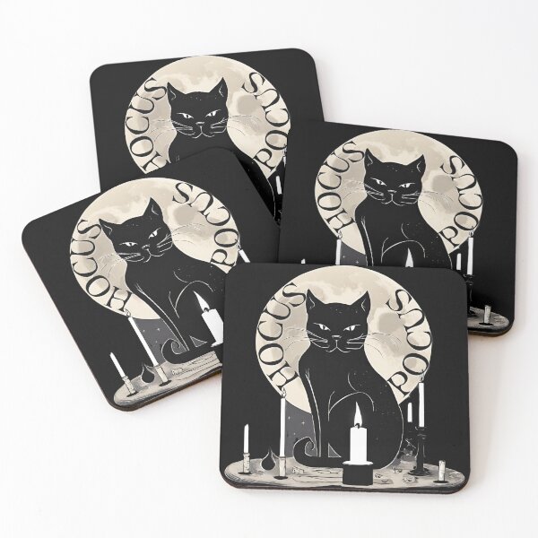 Item preview, Hocus Pocus Thackery Binx Hocus Pocus, Away Beast, Black Cat Halloween Print Illustration designed and sold by hambydesign.