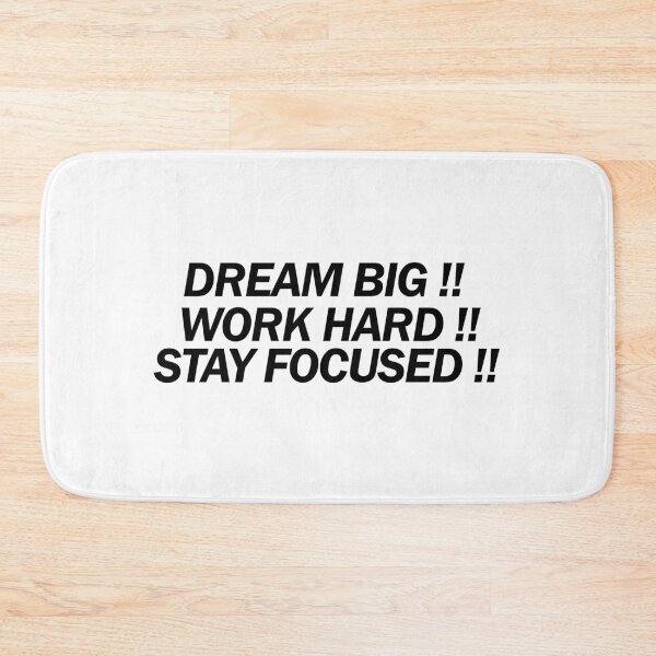 Item preview, Dream Big, Work Hard, Stay Focused designed and sold by Positive Mindzet!.