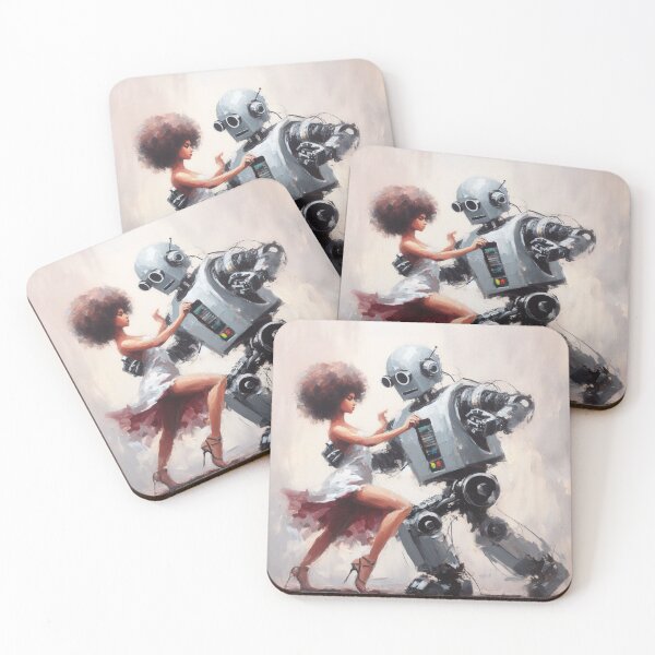 Item preview, Robot dancing with a woman designed and sold by Andreja's shop.