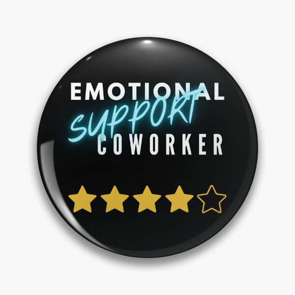 Item preview,  Emotional Support Coworker Funny Gift designed and sold by PattY-Word.