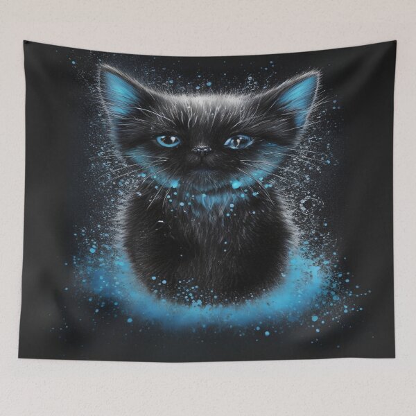 Item preview, black kitten designed and sold by Heso7.