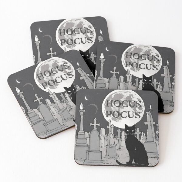 Item preview, Hocus Pocus Thackery Binx Hocus Pocus, Away Beast, Black Cat Halloween Print Illustration designed and sold by hambydesign.