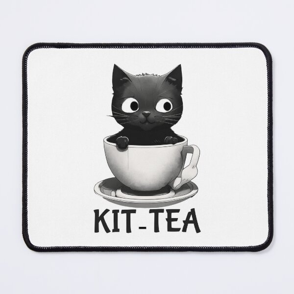 Item preview, Kit Tea . Funny Cat Lover Gift Cute Black Cat Unisex Form designed and sold by storefoxmix.