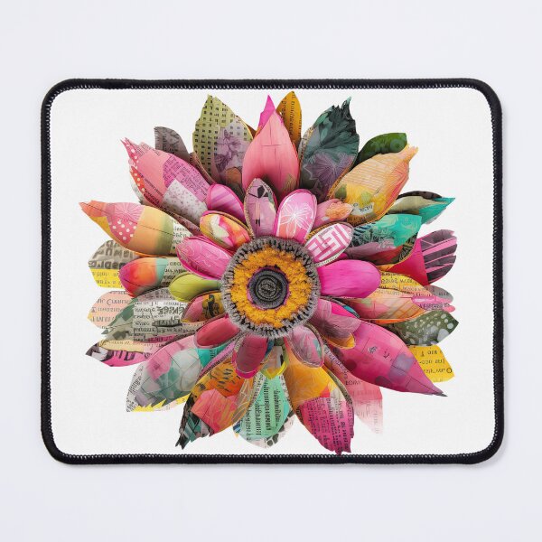 Item preview, Gerbera Daisy Collage designed and sold by UpliftedArtwork.