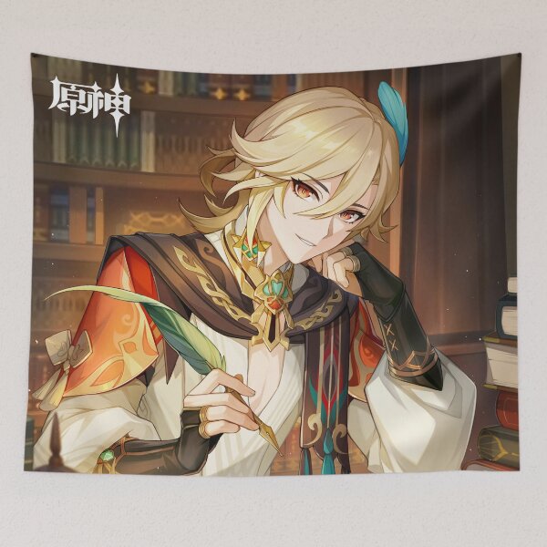 Item preview, Genshin Impact - Kaveh Official Birthday Artwork 2023 designed and sold by Krimsy.