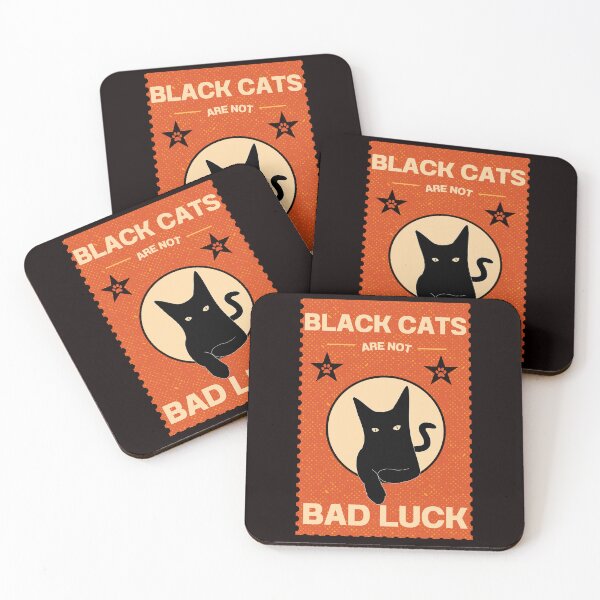 Item preview, Black cats are not bad luck designed and sold by EdytaGister.