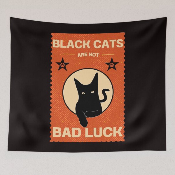 Item preview, Black cats are not bad luck designed and sold by EdytaGister.