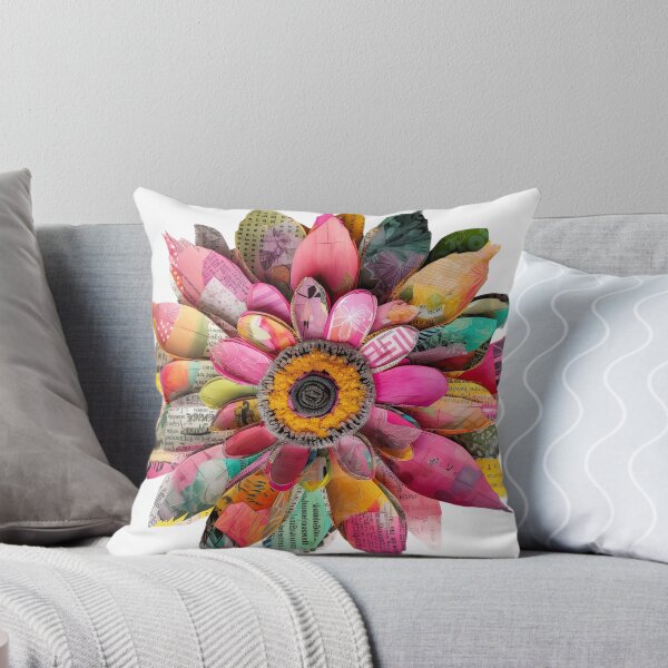 Item preview, Gerbera Daisy Collage designed and sold by UpliftedArtwork.