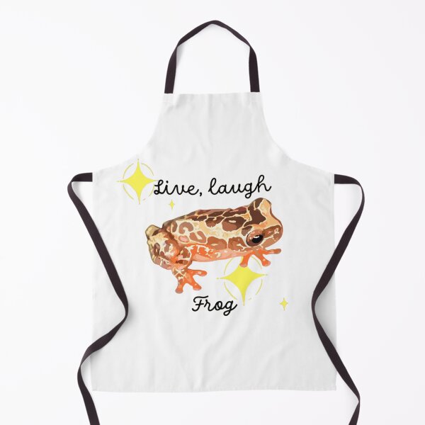 Item preview, Live, Laugh, Frog (Dotted) designed and sold by Barzcreatures.