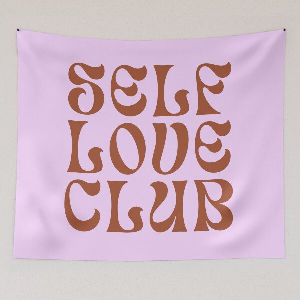 Item preview, Self Love Club Typography Design designed and sold by annylands.