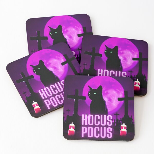 Item preview, Neon Hocus Pocus Thackery Binx Hocus Pocus, Away Beast, Black Cat Halloween Print Illustration designed and sold by hambydesign.