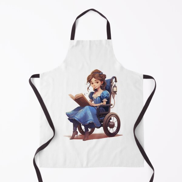Item preview, Fairytail Bookish Wheelchair user Princess designed and sold by NuttyCottage.