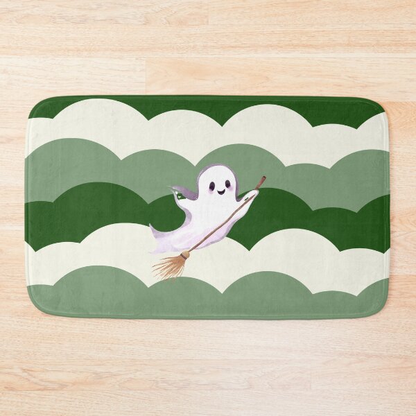 Artikelvorschau, Cute Ghosts Riding Magic Brooms on Halloween entworfen und verkauft von teacherpeiyuan.