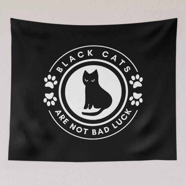 Item preview, Black cats are not bad luck designed and sold by EdytaGister.