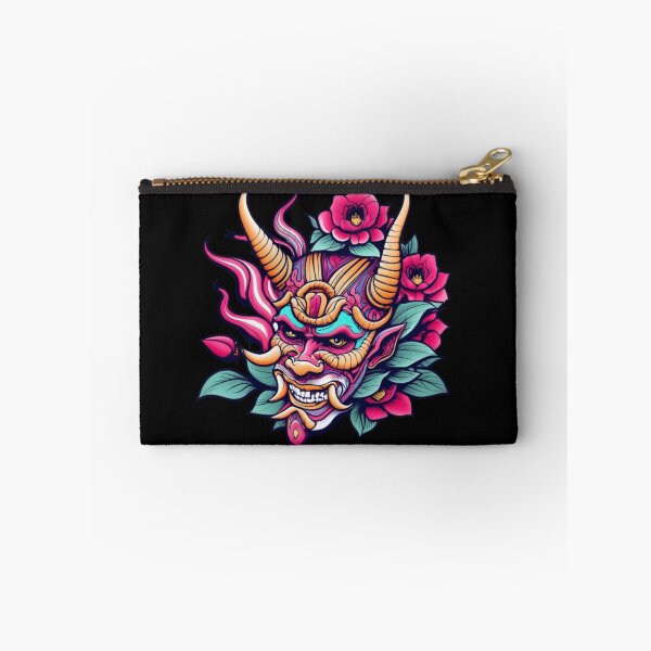 Item preview, Japanese demon's pink mask designed and sold by TrendyPalette.