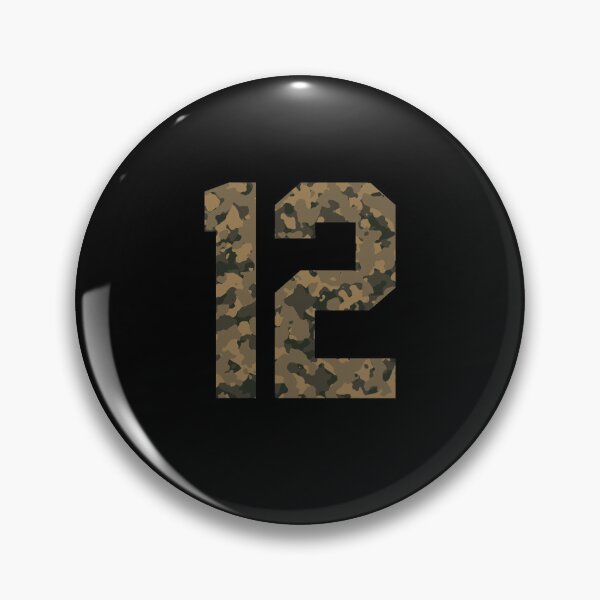 Item preview, Army Camouflage Number 12 - Sports Numbers designed and sold by NECHSTORE.
