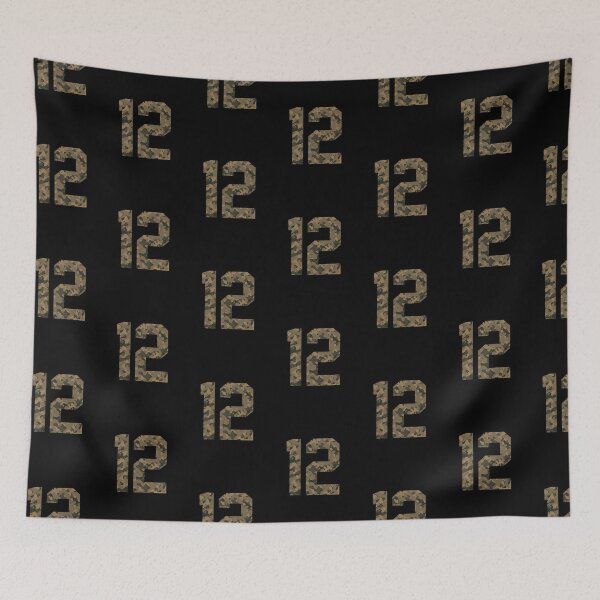 Item preview, Army Camouflage Number 12 - Sports Numbers designed and sold by NECHSTORE.