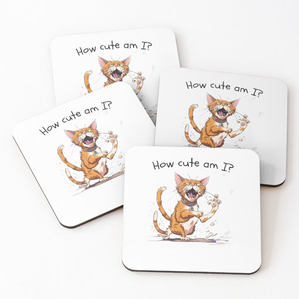 Item preview, how cute am I, crazy cat designed and sold by Street-art21.