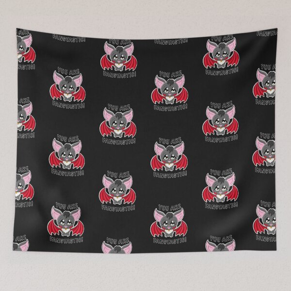 Item preview, You Are FANGTASTIC Vampire Bat  designed and sold by Imaginessa.