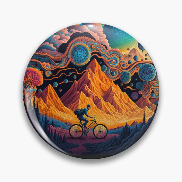 Item preview, Bicycle Day 1943 | Psychedelic Bubble Art designed and sold by Trippinink-.