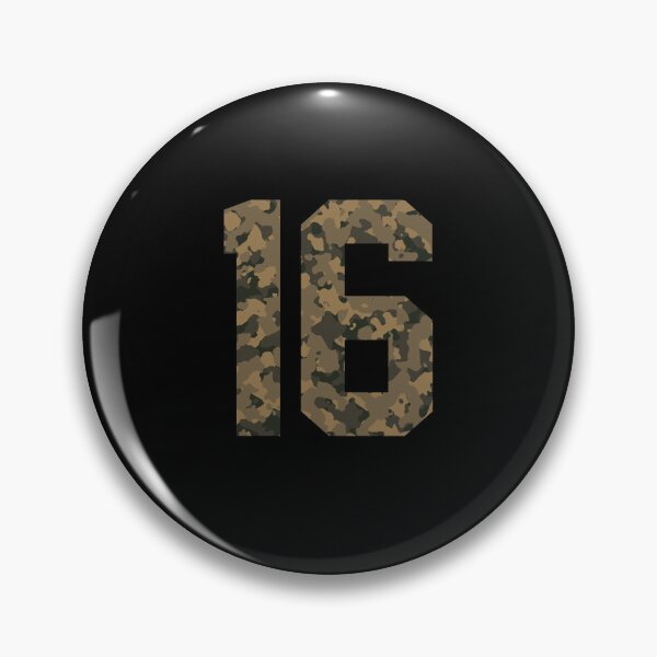 Item preview, Army Camouflage Number 16 - Sports Numbers designed and sold by NECHSTORE.