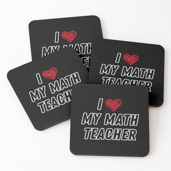 Item preview, I love my math teacher designed and sold by FunkyMelon.