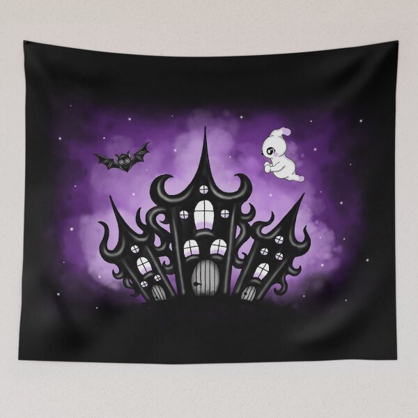 Item preview, spooky castle ghosthouse designed and sold by Pezi-Creation.