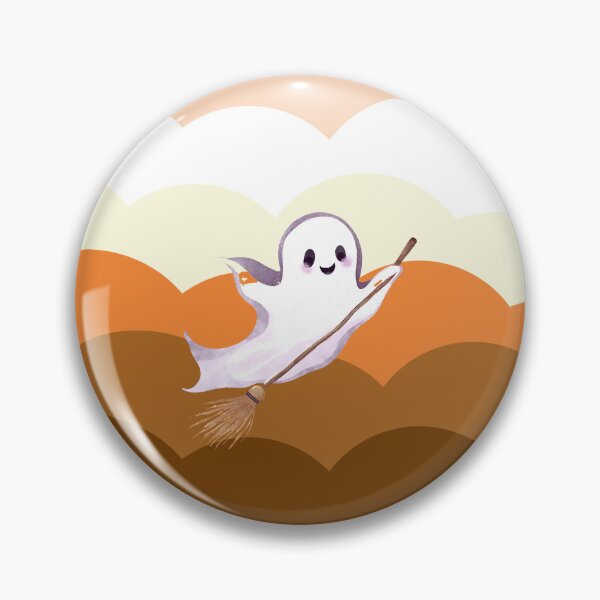 Artikelvorschau,  Cute Ghosts Riding Magic Brooms on Halloween entworfen und verkauft von teacherpeiyuan.