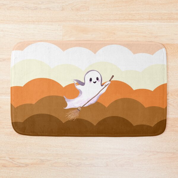 Artikelvorschau, Cute Ghosts Riding Magic Brooms on Halloween entworfen und verkauft von teacherpeiyuan.