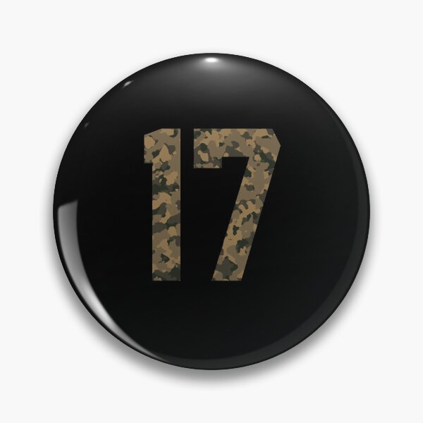 Item preview, Army Camouflage Number 17 - Sports Numbers designed and sold by NECHSTORE.