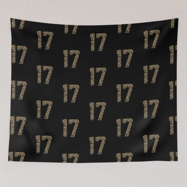 Item preview, Army Camouflage Number 17 - Sports Numbers designed and sold by NECHSTORE.