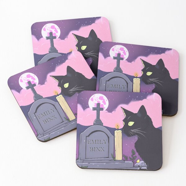 Item preview, Thackery Binx Hocus Pocus, Away Beast, Black Cat Halloween Print Illustration designed and sold by hambydesign.