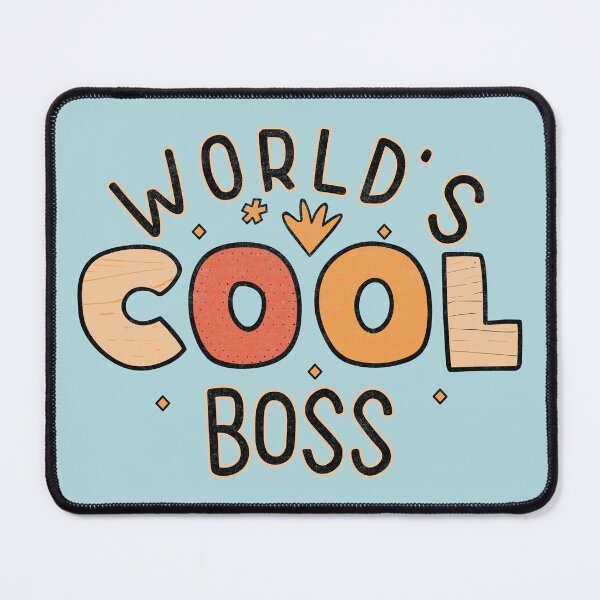 Item preview, World's Cool Boss designed and sold by Wissam Ramadan.