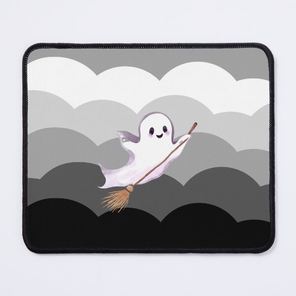 Artikelvorschau, Cute Ghosts Riding Magic Brooms on Halloween entworfen und verkauft von teacherpeiyuan.
