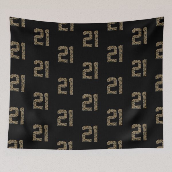 Item preview, Army Camouflage Number 21 - Sports Numbers designed and sold by NECHSTORE.