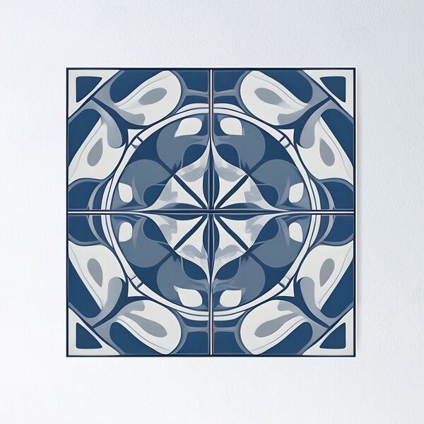 Item preview, Abstract Nautical Tile Pattern designed and sold by homestylemarket.