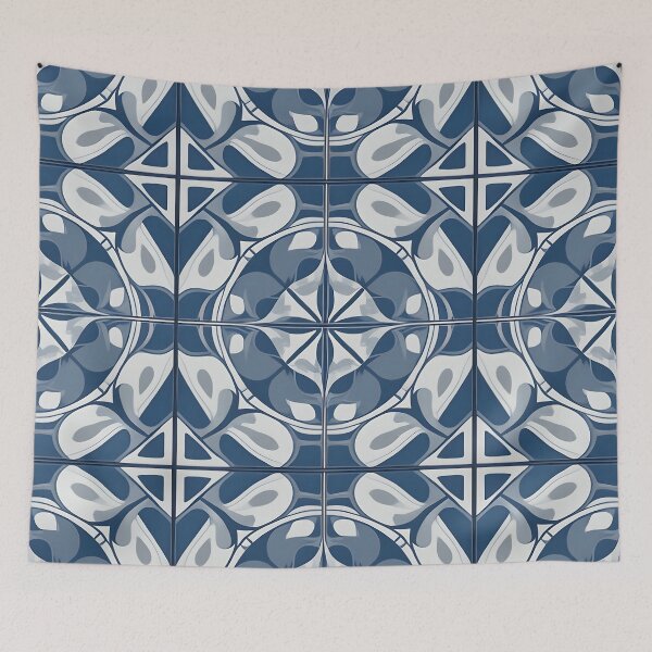Item preview, Abstract Nautical Tile Pattern designed and sold by homestylemarket.
