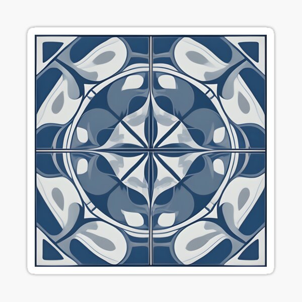 Item preview, Abstract Nautical Tile Pattern designed and sold by homestylemarket.