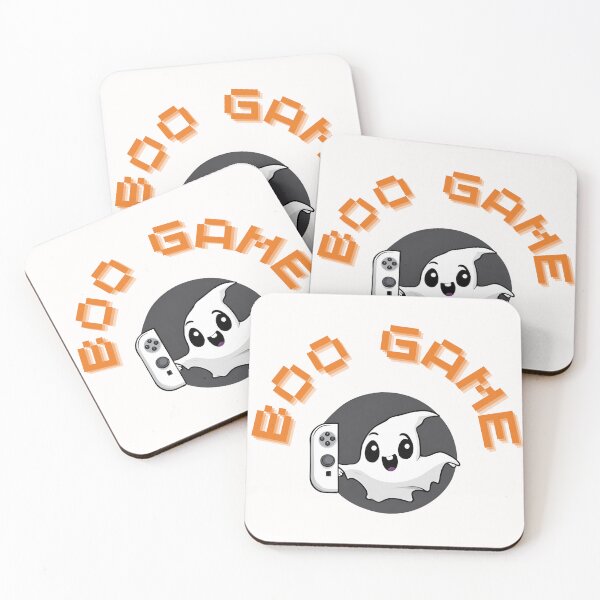 Item preview, BOO GAME spooky cute ghost Halloween designed and sold by teacherpeiyuan.