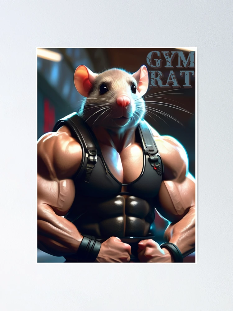 Gym Rat' Poster – blackboyphantasy