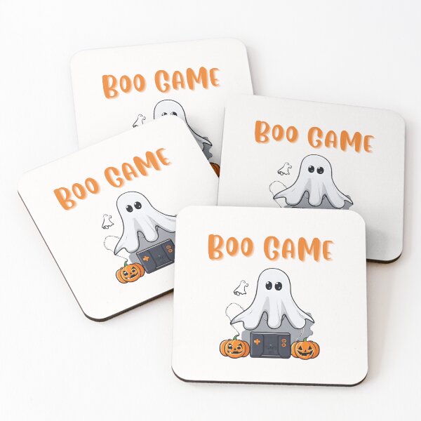 Item preview, BOO GAME spooky cute ghost Halloween designed and sold by teacherpeiyuan.