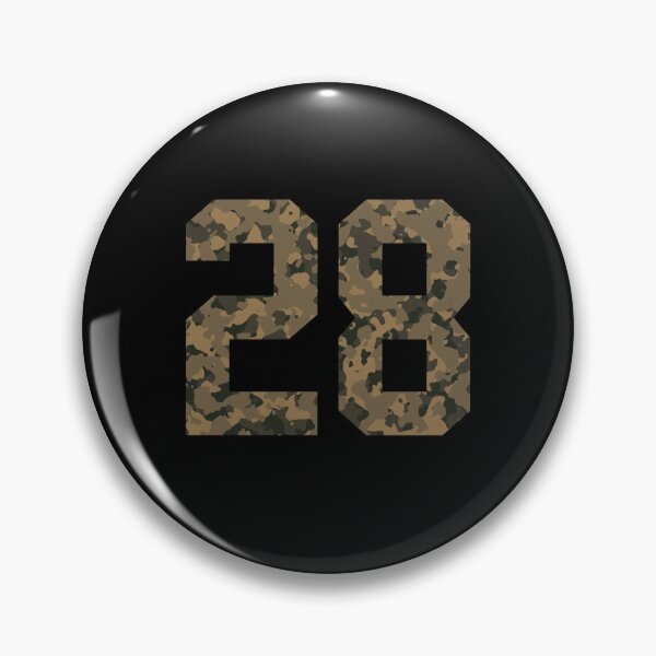 Item preview, Army Camouflage Number 28 - Sports Numbers designed and sold by NECHSTORE.