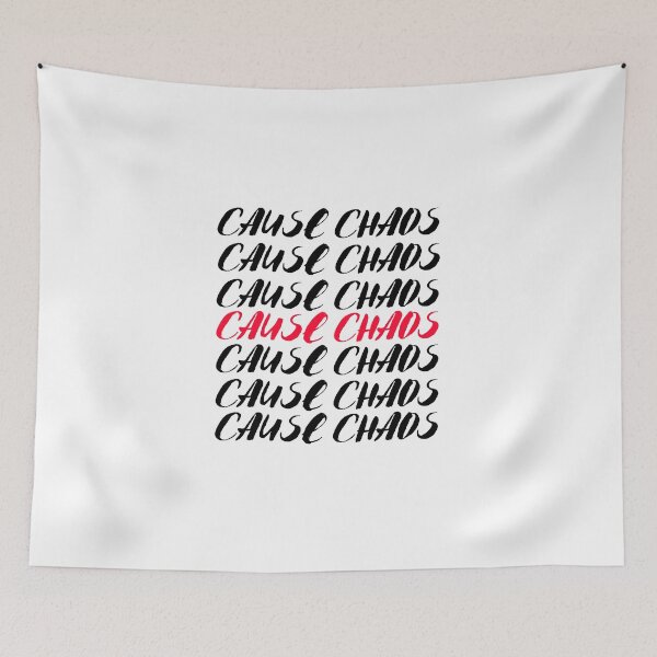Item preview, Cause Chaos designed and sold by LucyGooseyLife.