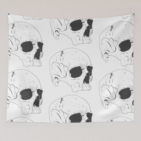 Item preview, Halloween trick or treat skeleton skull design - find your thing - black designed and sold by Fortified.