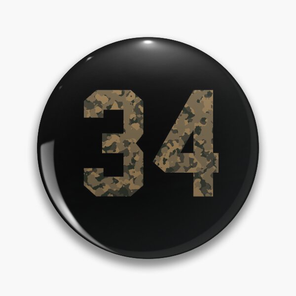 Item preview, Army Camouflage Number 34 - Sports Numbers designed and sold by NECHSTORE.