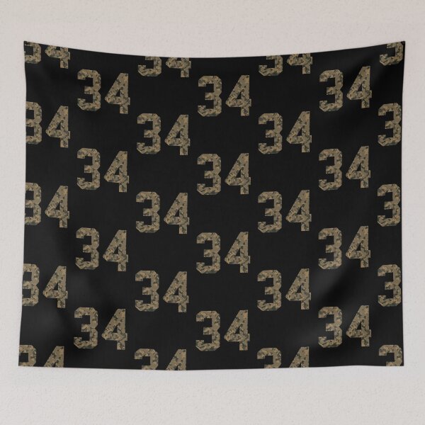 Item preview, Army Camouflage Number 34 - Sports Numbers designed and sold by NECHSTORE.
